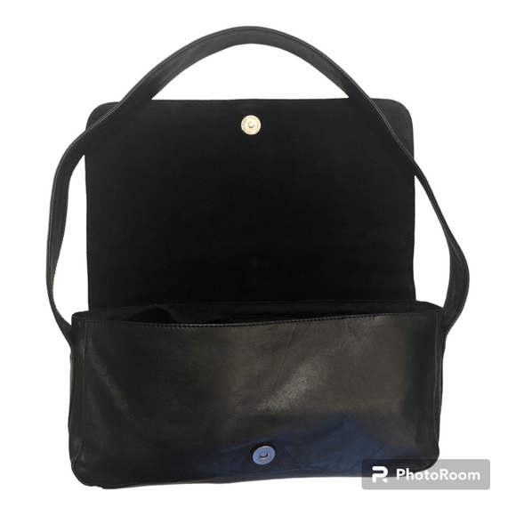 Coccinelle Shoulder Bag with Flap, aniline leather EUC Made in Italy - Picture 7 of 7